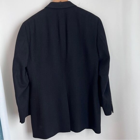 Jos. A. BANK Mens Black 100% CAMELHAIR Lined Blazer Jacket size 42LG - Picture 2 of 13
